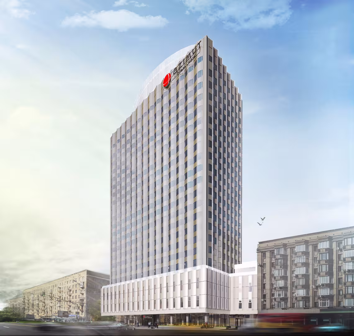 Таким станет AZIMUT Moscow Smolenskaya Hotel